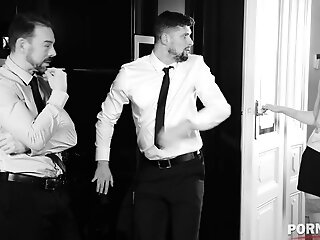 Horny Rich Bitch Eden Ivy DP'd by Her Stud Body Guards GP2294 - PornWorld