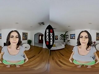 Big Tits Stepmom Wants To Know If Her Tight Crop Top & Short Shorts Are Small Enough - RealHotVR