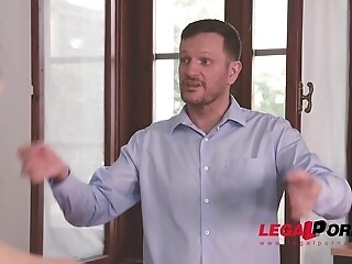 College Slut Tiffany Tatum & Friends get caught during intense Classroom Orgy GP160 - PornWorld