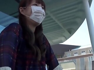 Asian teen 18+ flashes vagina