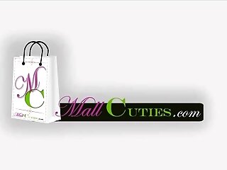 Brunette with small tits is fucking