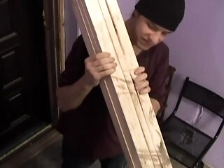 Delicious Russian blonde gets her nylons ripped