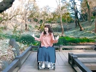 Poor wheelchair girl