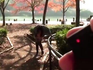 Couple Uses Their Alone Time In The Large Outdoors