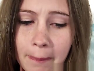 Girls Out West - Sweet amateur teen 18+ toys her juicy pussy