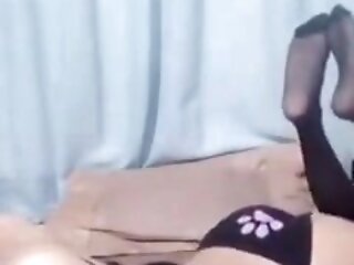 Cute Chinese Glasses Girl Live Fuck 19