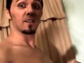 ebony in leather jacket blowjob