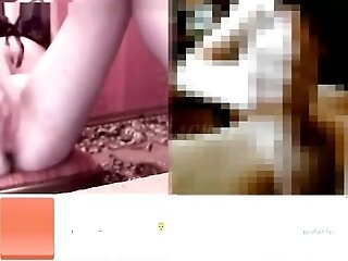 Videochat Omegle sexy teen 18+ play with pussy #3