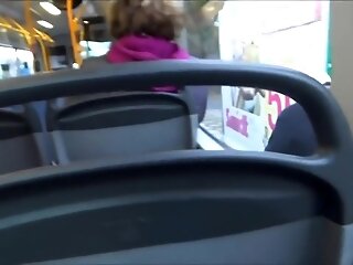 Two Hot German Blondes Doing Good In A Public Bus