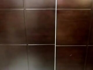 chinese cute model tries sexy underwears