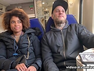 Luna Corazon & Damien Soup in BTS-Dark Riders - EvilAngel