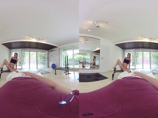 BaDoink VR Kitana Seduces And Fucks You In The Gym VR Porn