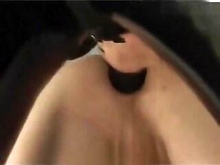 Handcuffed Boy Toy For Chick In Latex